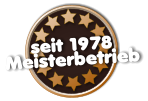 seit 1978 Meisterbetrieb